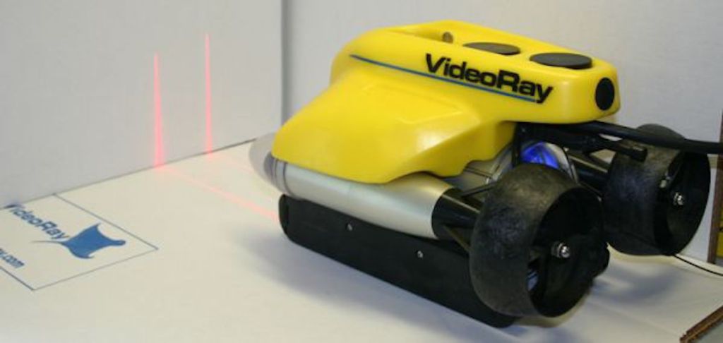 Laser scalare videoray